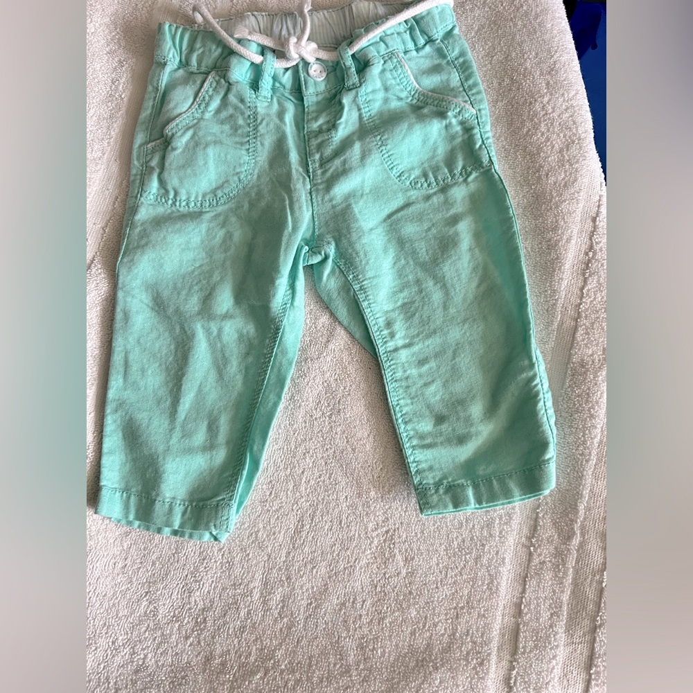 Mint Green Kids Pants size 6-9mths